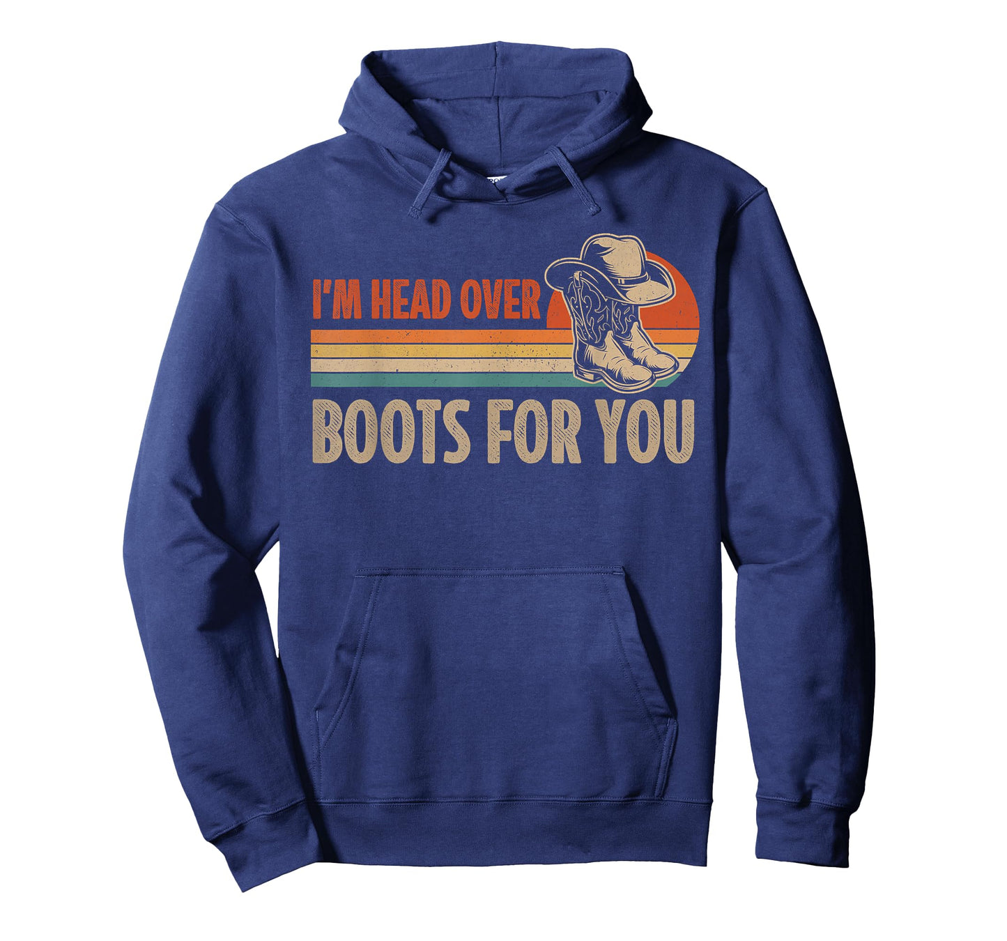 I'm Head Over Boots For You Vintage Cowboy Hat Country Music T-Shirt
