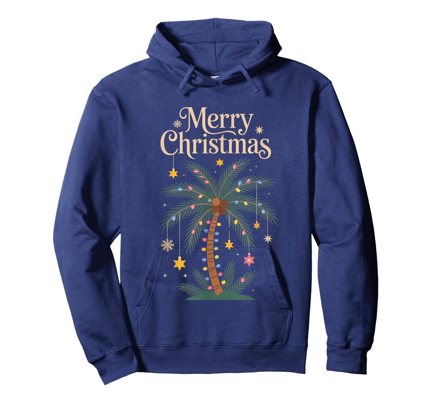 Christmas Palm Tree Lights Tropical Holiday Island Celebrati T-Shirt