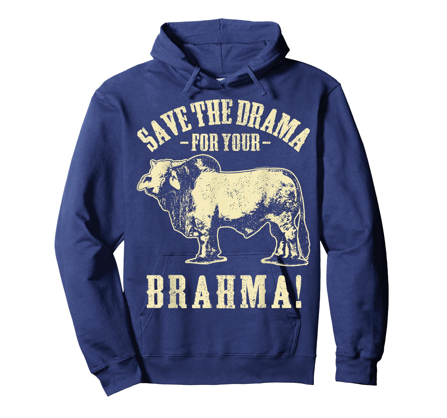 Save the Drama For Your Brahma T Shirt Funny Ranch Pun Tee T-Shirt