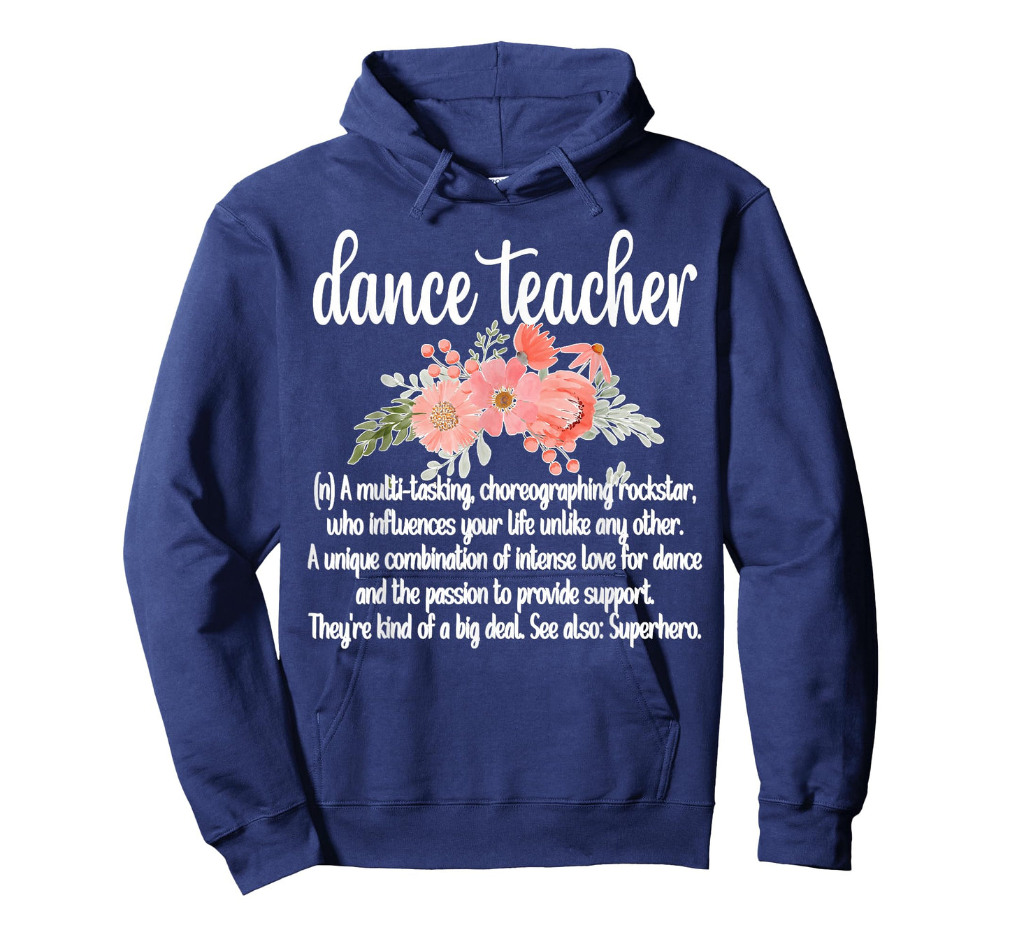 Dance Teacher Appreciation Women's Black Classic Fit Short Sleeve Lace Embellished Dance Teacher T-Shirt