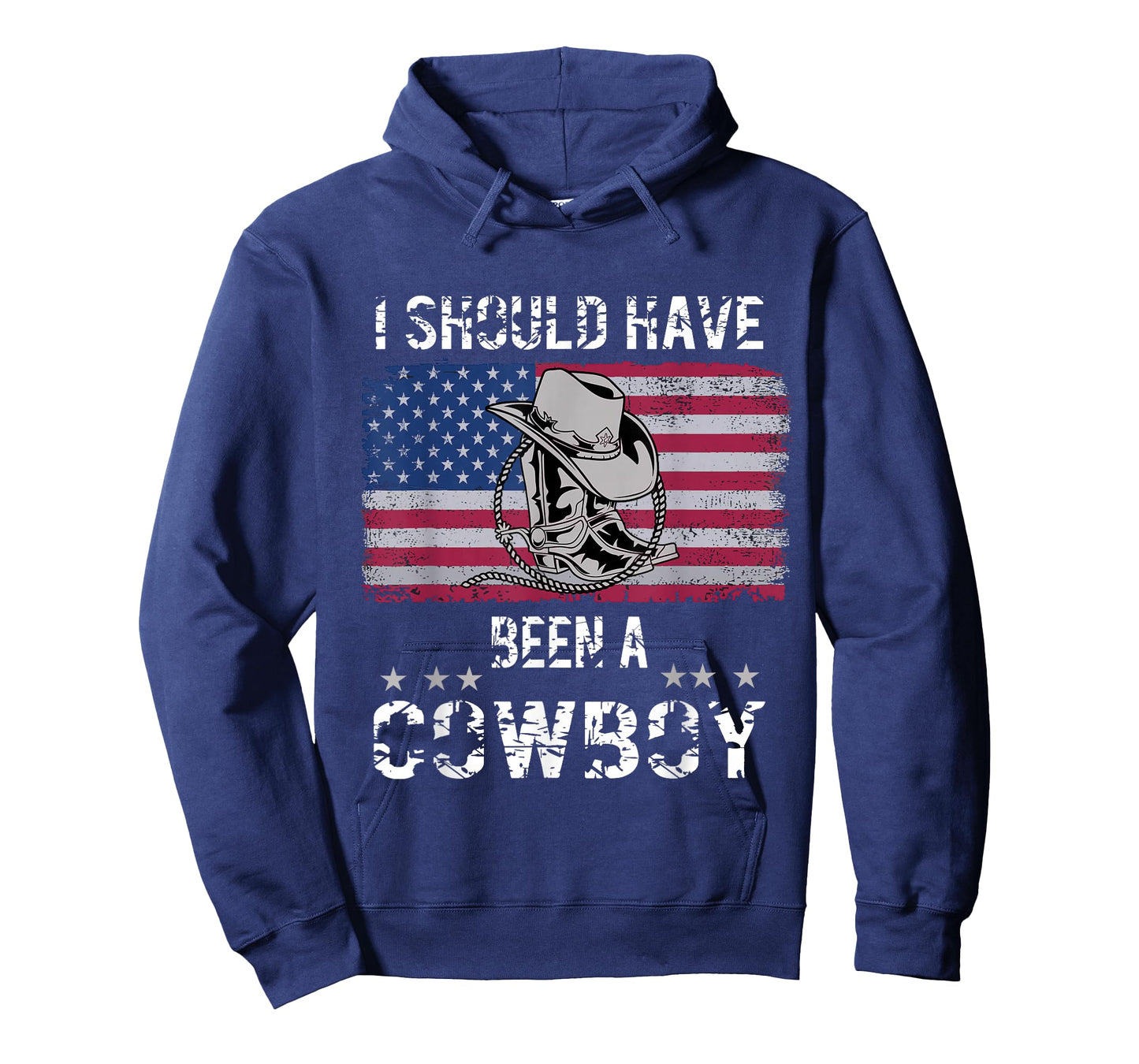 Vintage Western Cowboy Hat Boots I Should Have Been A Cowboy T-Shirt