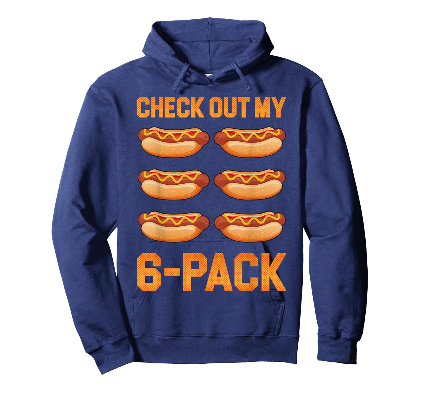Check Out My 6 Pack Hot-Dog Sausage Food Hotdog Lover T-Shirt