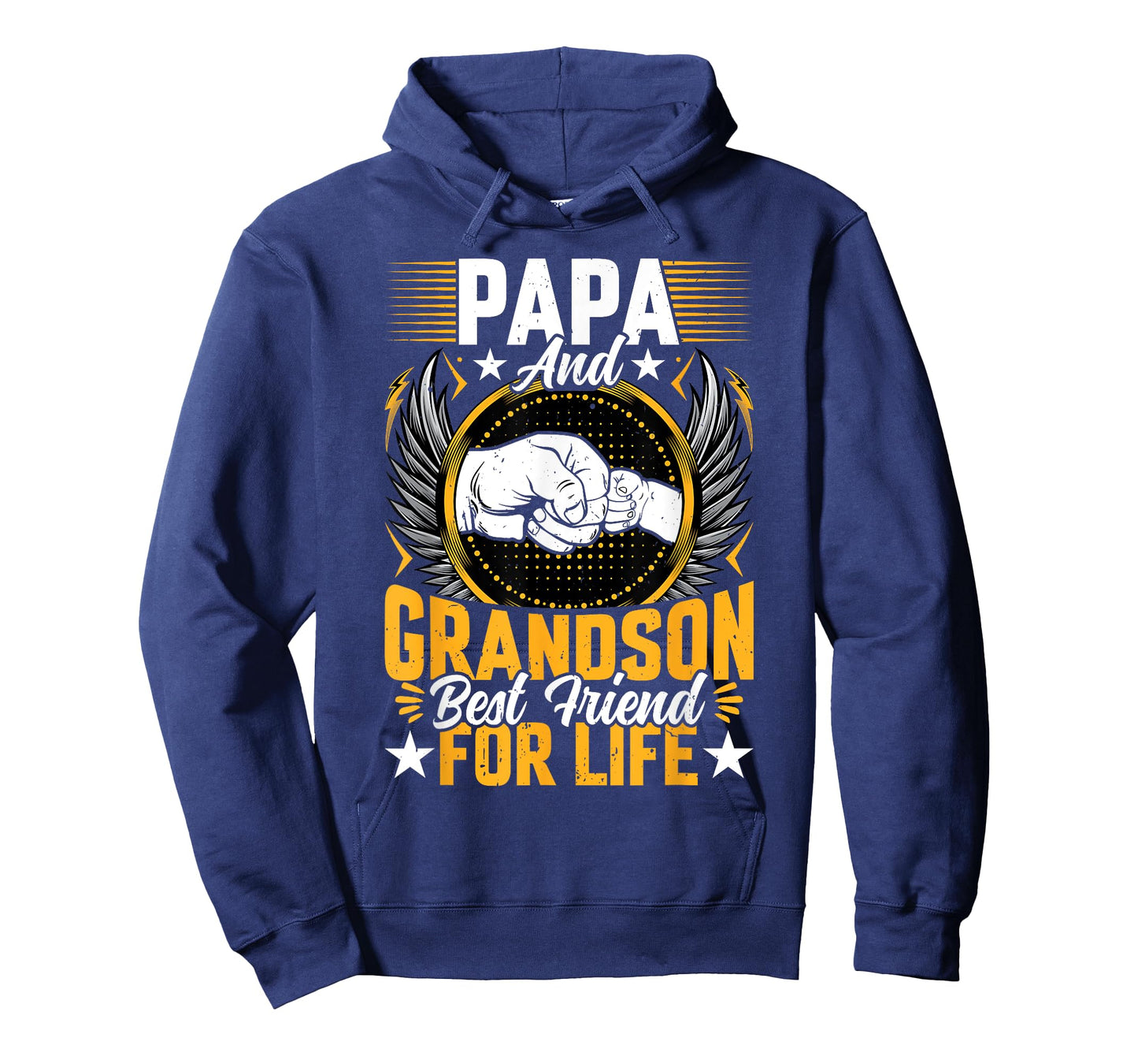Papa and Grandson Best Friend for Life - Fathers Day Grandpa T-Shirt