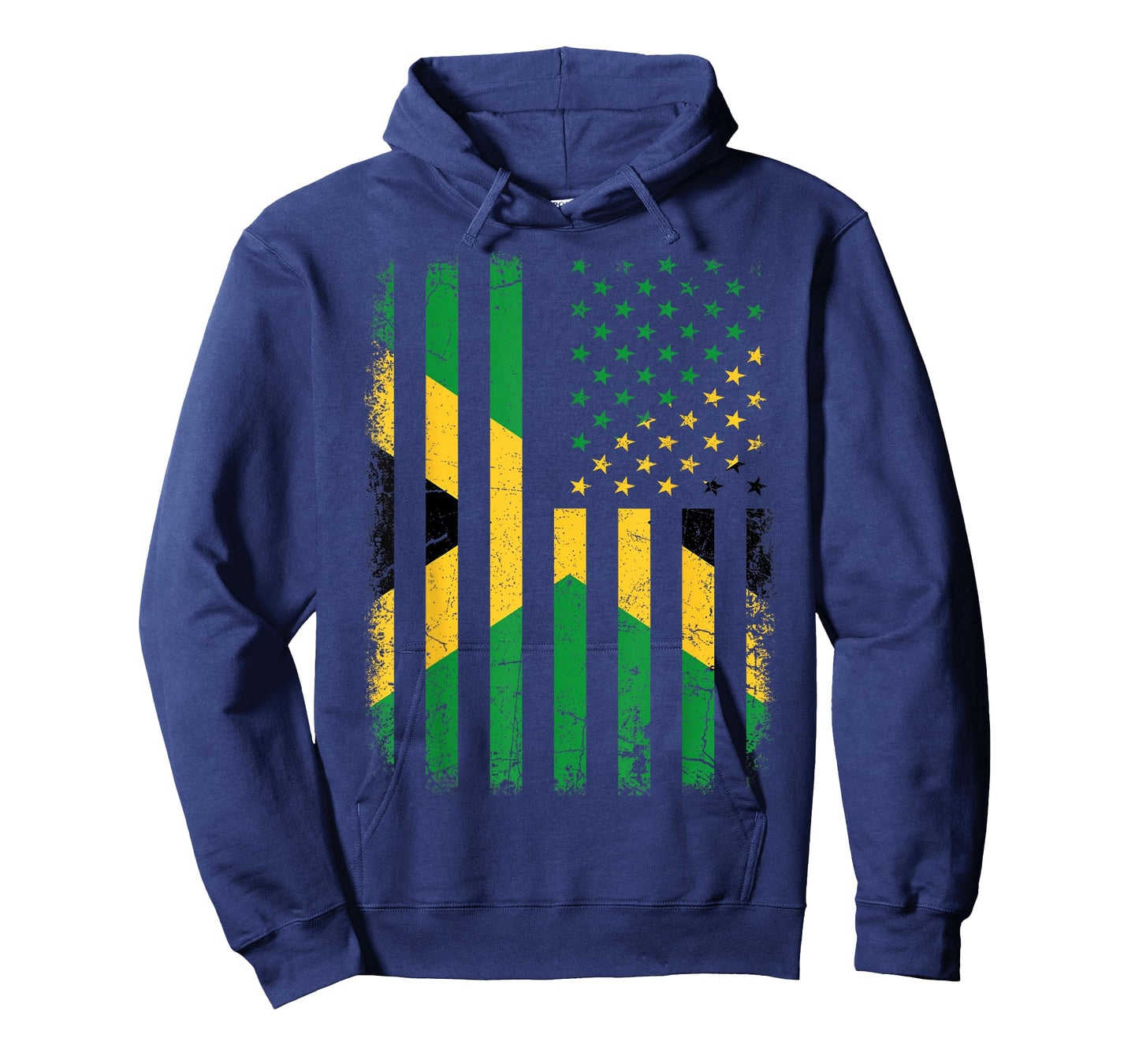 Jamaican American Flag Jamaican Roots Jamaica America T-Shirt