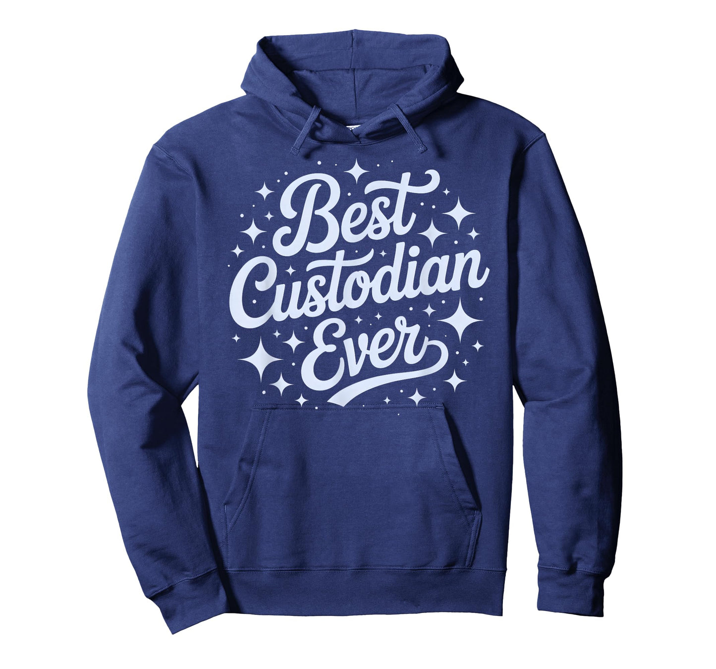 Classic Best Custodian Ever Janitor Lady Clean Tidy Up Crew T-Shirt