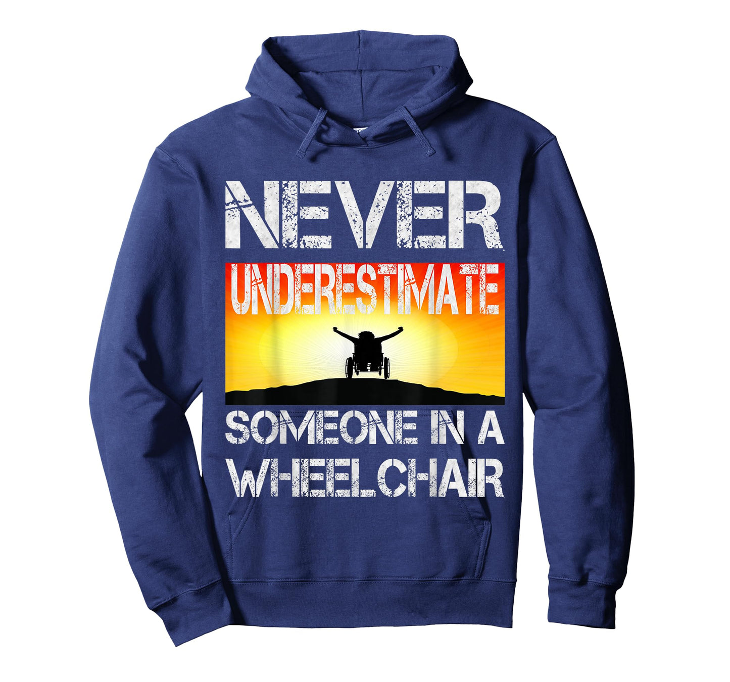 Wheel Chair Never Underestimate Someone In a Wheelchair T-Shirt
