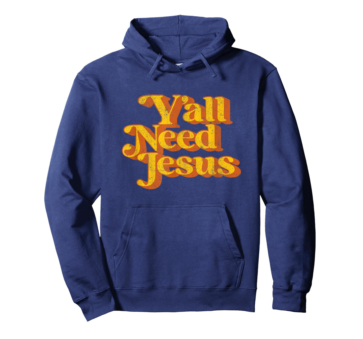 Vintage Y'all Need Jesus Funny Christian Country Retro 70's T-Shirt
