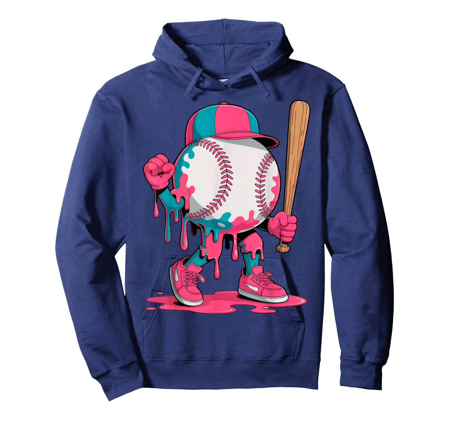 Baseball Drip for Boys Ice Cream Drip Baseball Boys Kids T-Shirt