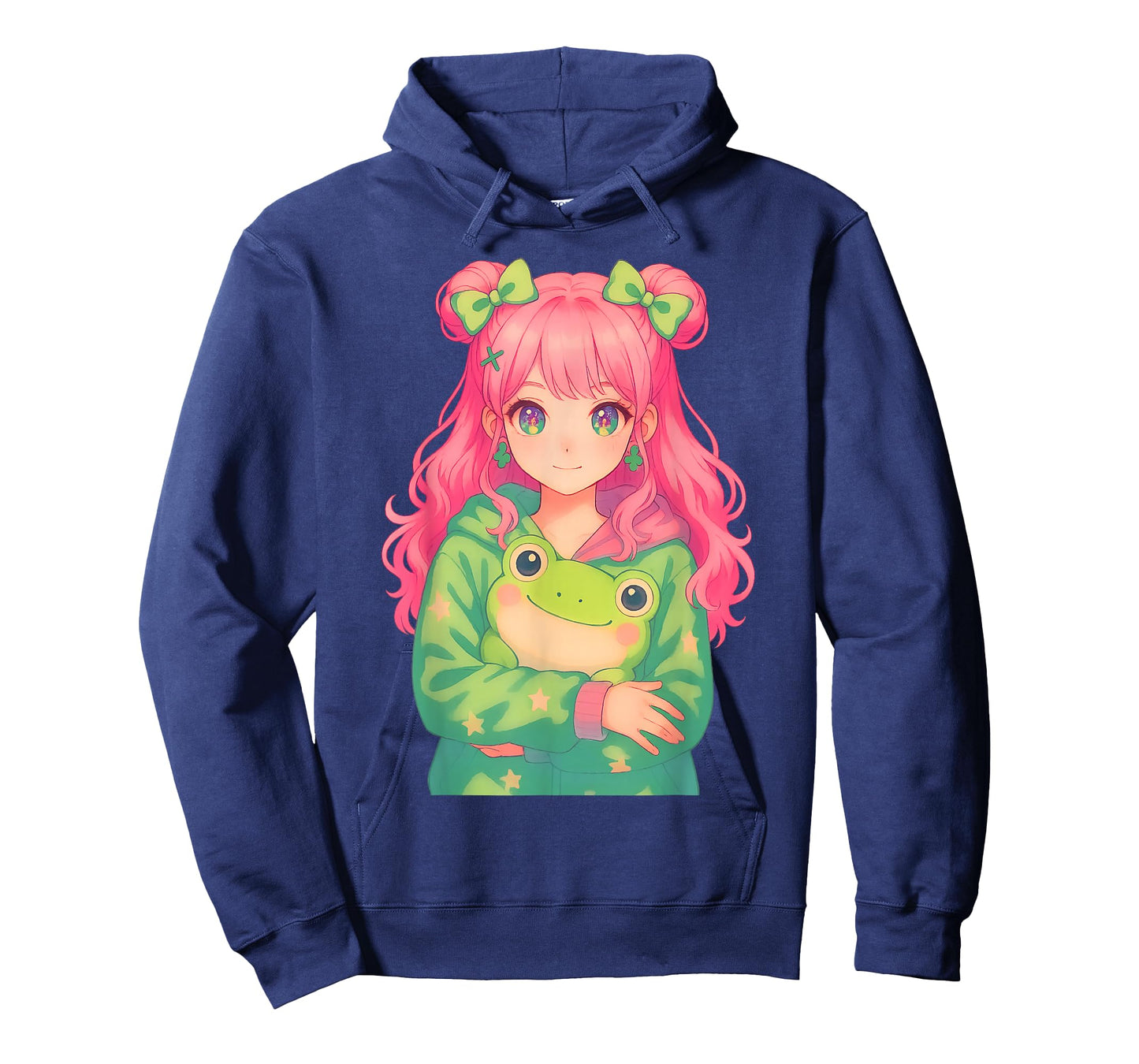 Kawaii Frog Girl | Decora Kei Anime Manga Harajuku Frogcore T-Shirt