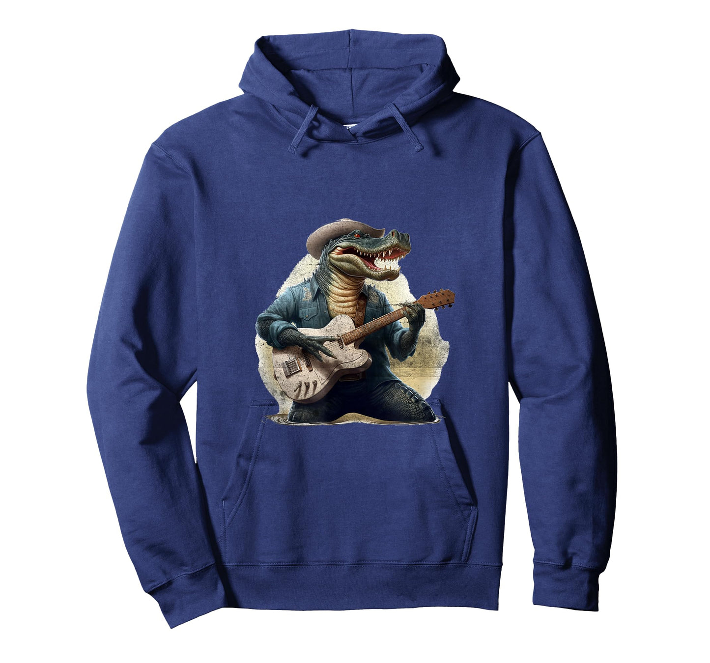 Funny Gator Alligator Playing Guitar Cowboy Country Music T-Shirt