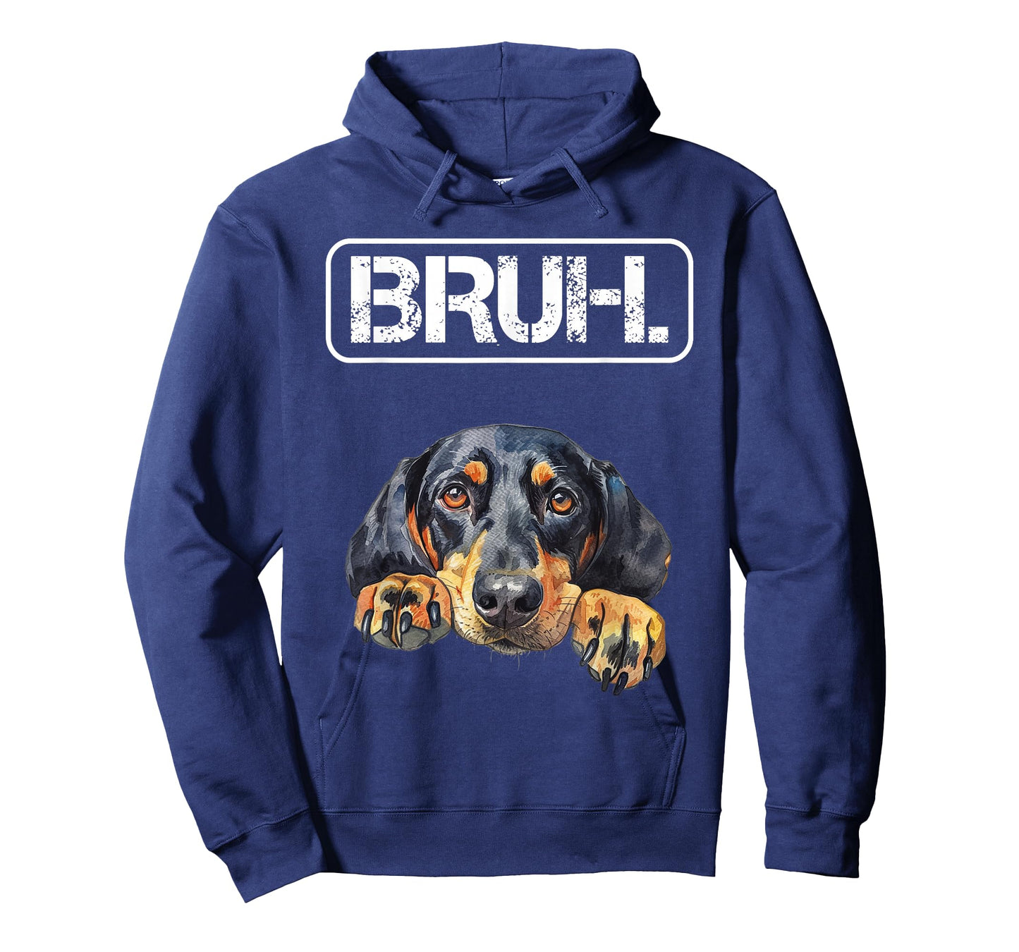 Black and Tan Coonhound Bruh Funny Dog Lover T-Shirt