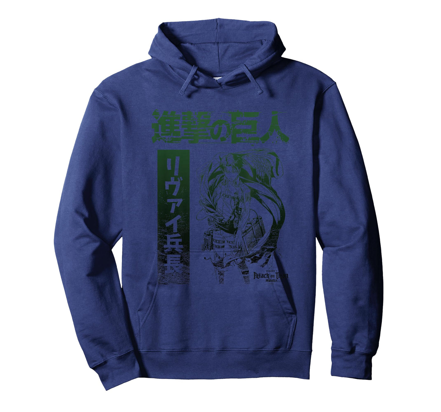 Attack on Titan Season 3 Levi Kanji Gradient AOT Anime T-Shirt