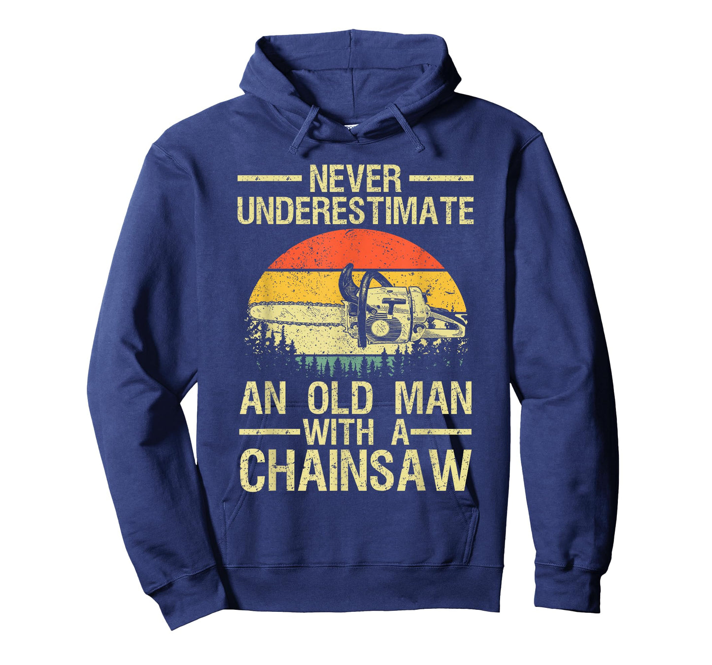 Funny Lumberjack Design for Men Dad Logger Arborist Chainsaw T-Shirt
