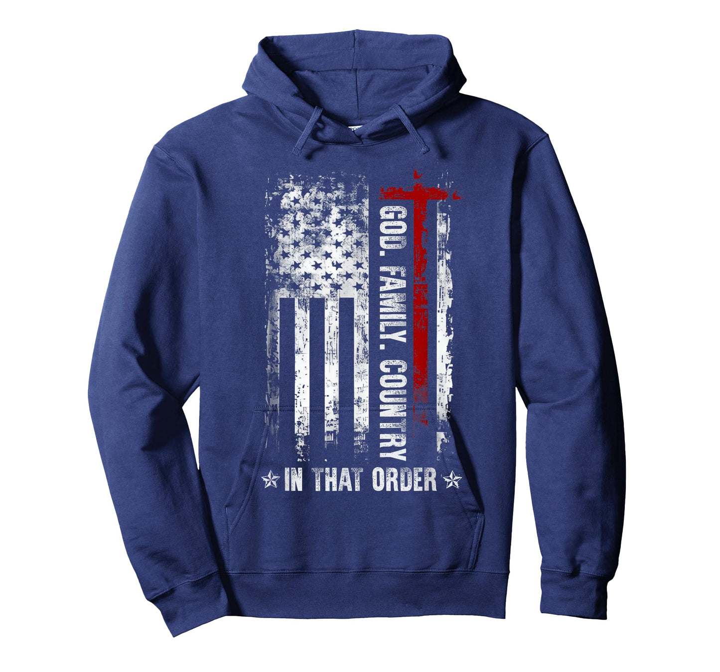 God Family Country in That Order Patriotic Christian T-Shirt