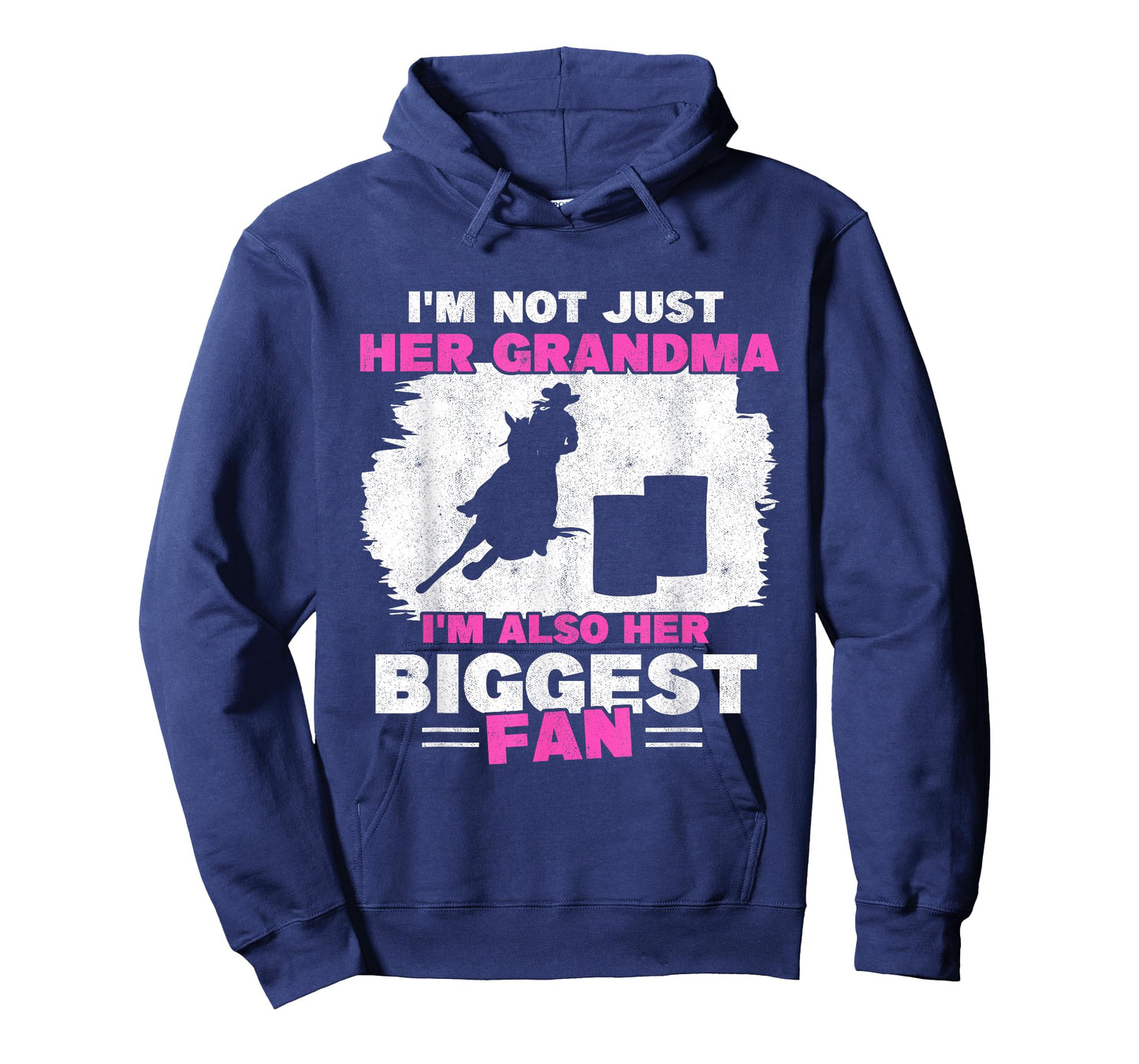 Grandma of Barrel Racer Biggest Fan Horse Barrel Racing T-Shirt