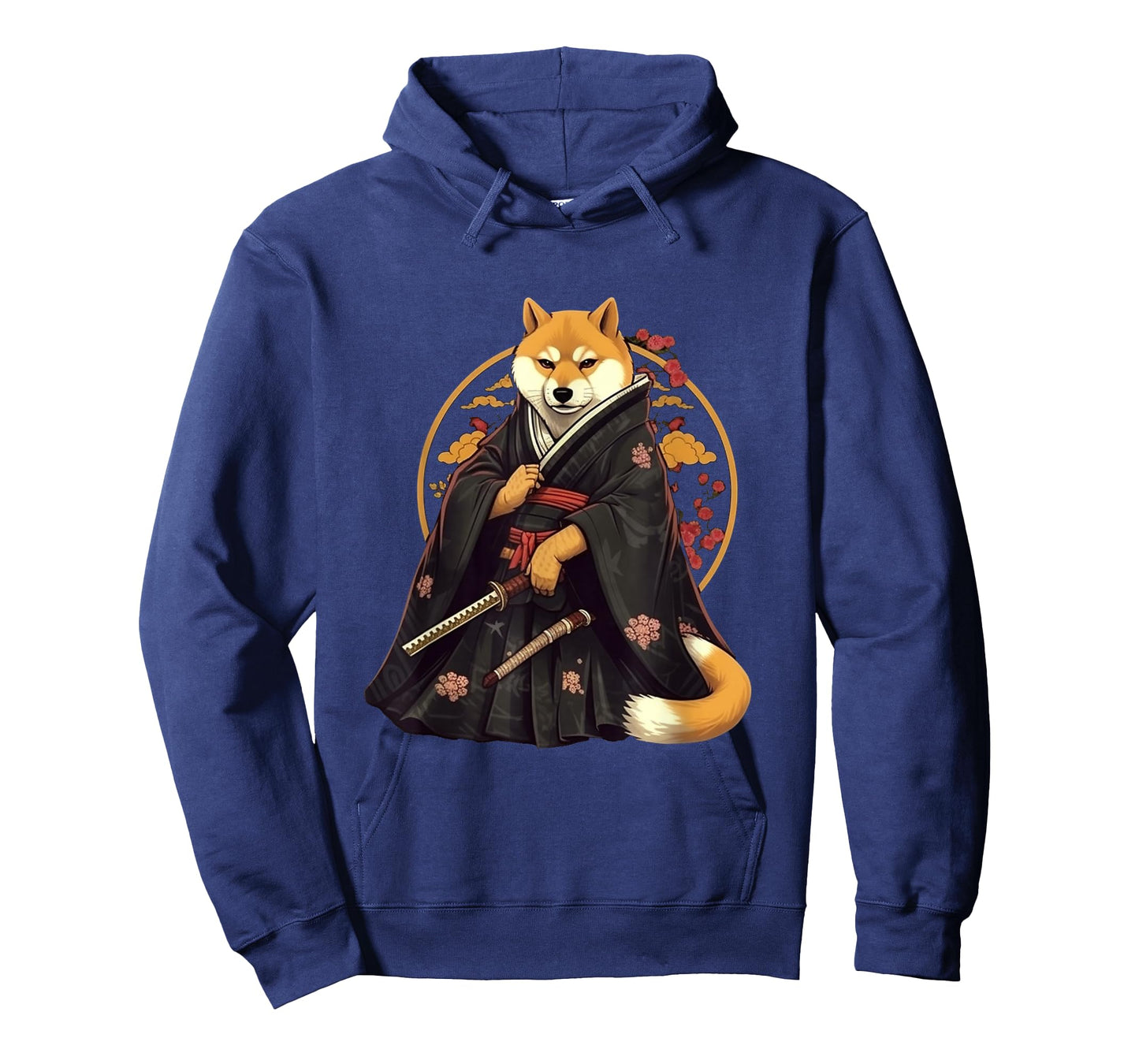 Japanese Shiba Inu Ukiyo-e Anime Katana Funny Japanese Art T-Shirt