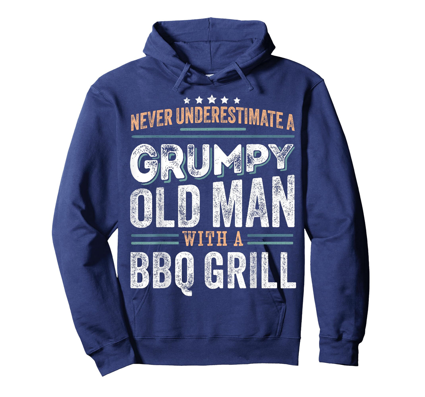 Grumpy Old Man with a Bbq grill Funny Dad Gifts T-Shirt