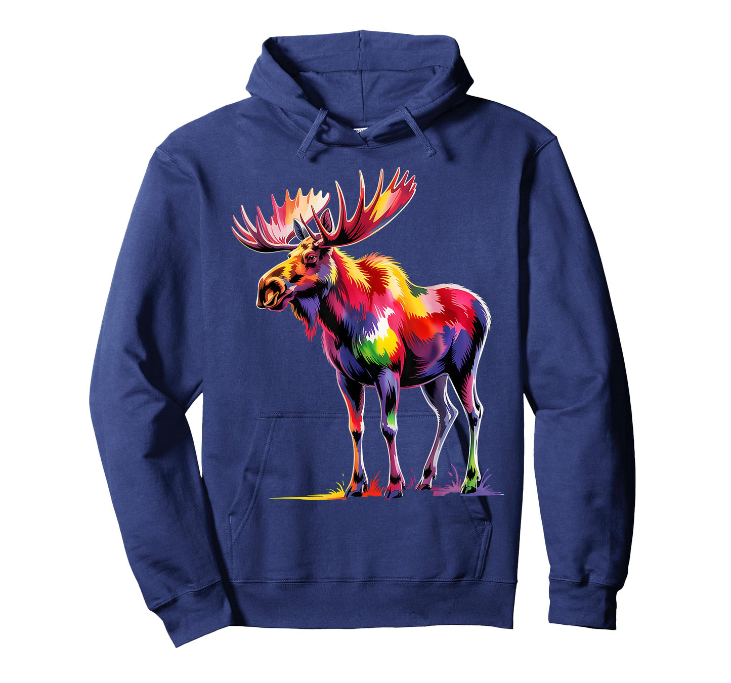 Moose Colorful Pop Art Beautiful Moose Lovers for Men Women T-Shirt