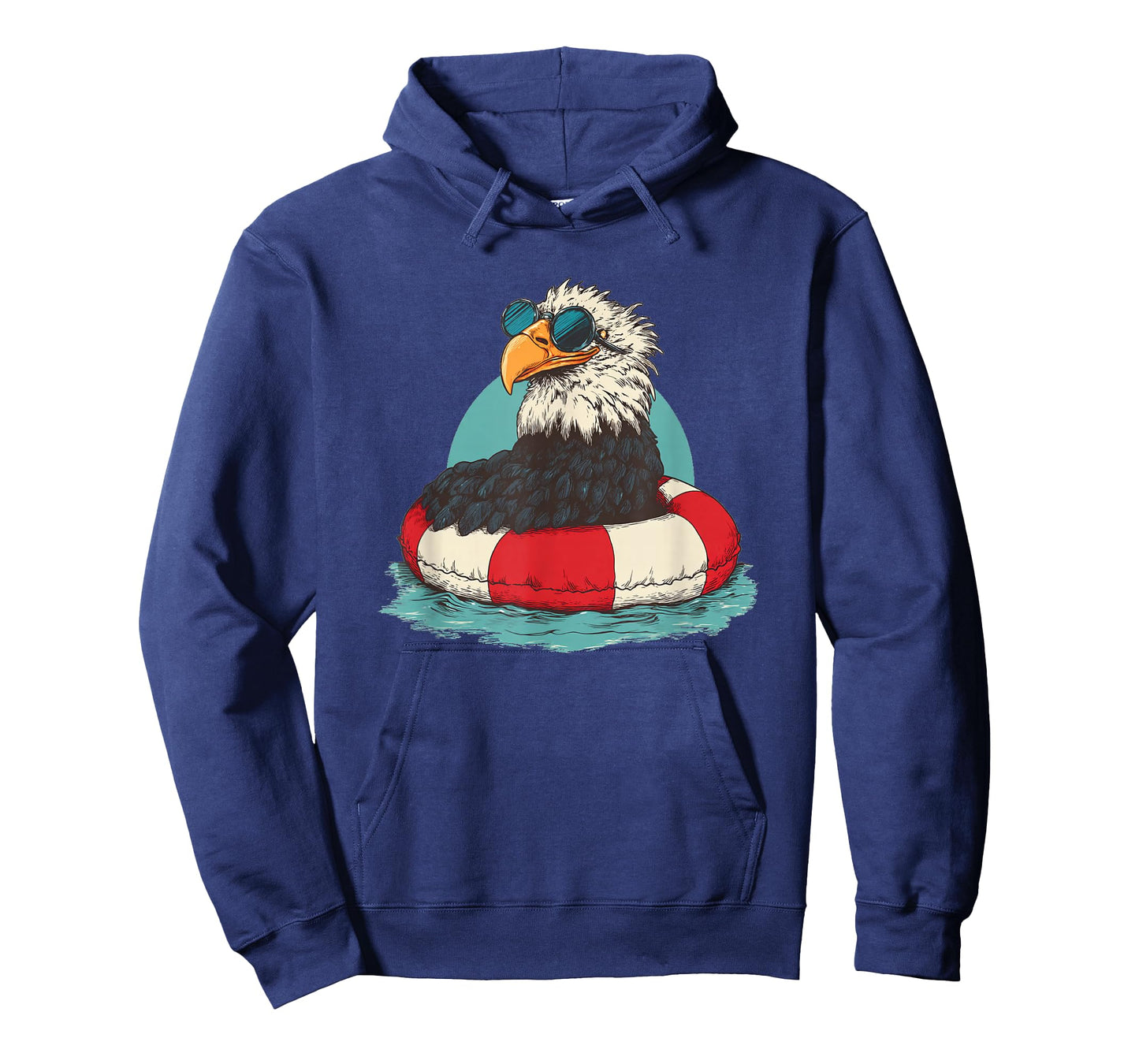 Amazing Pool Ring Eagle Graphic T-Shirt