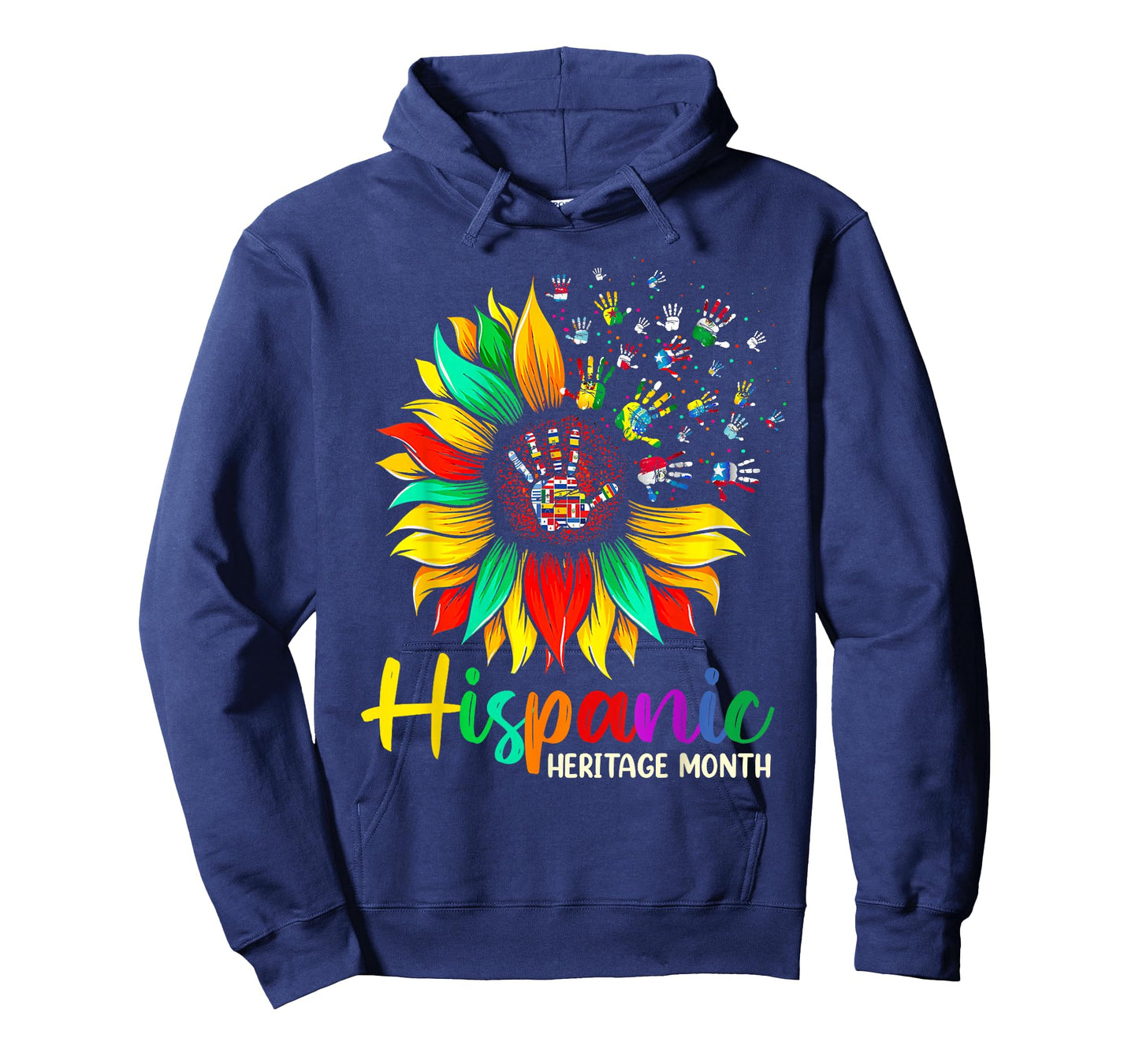 National Hispanic Heritage Month Sunflower All Countries T-Shirt