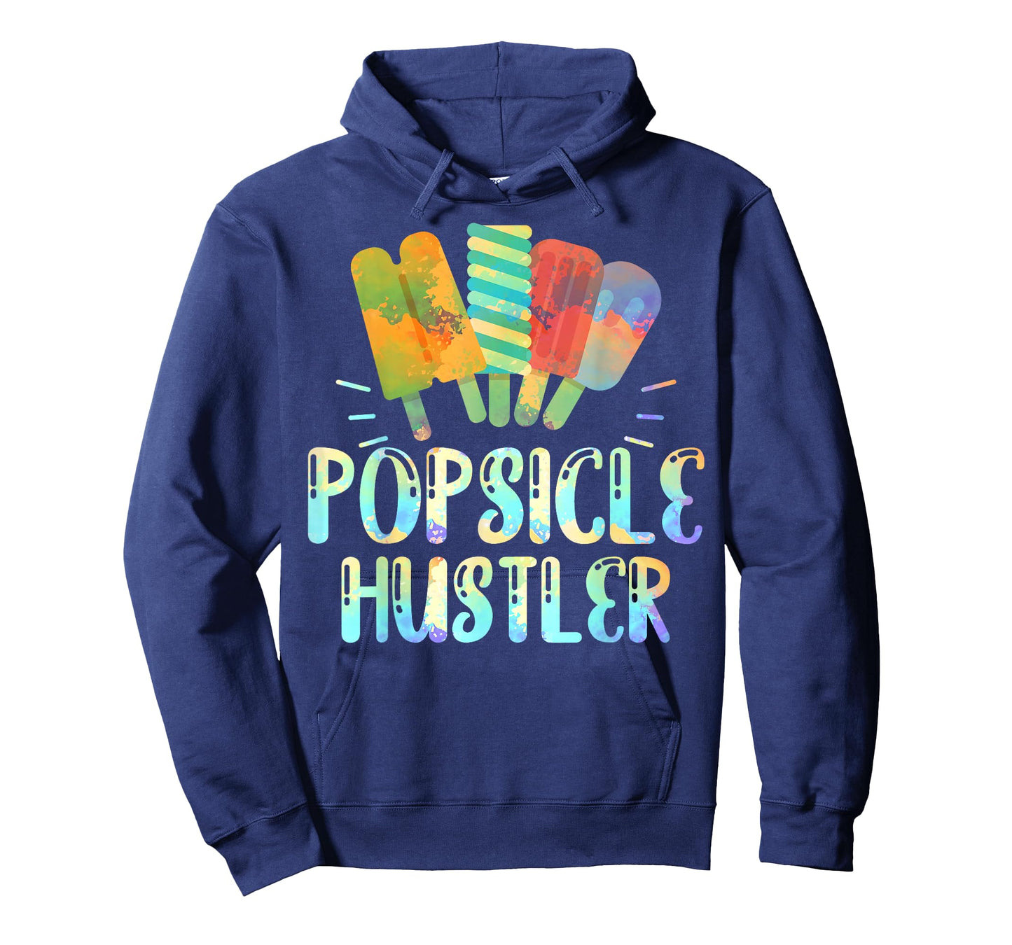 Funny Ice Cream Retro 80s Summer Popsicle Hustler Girls Kids T-Shirt