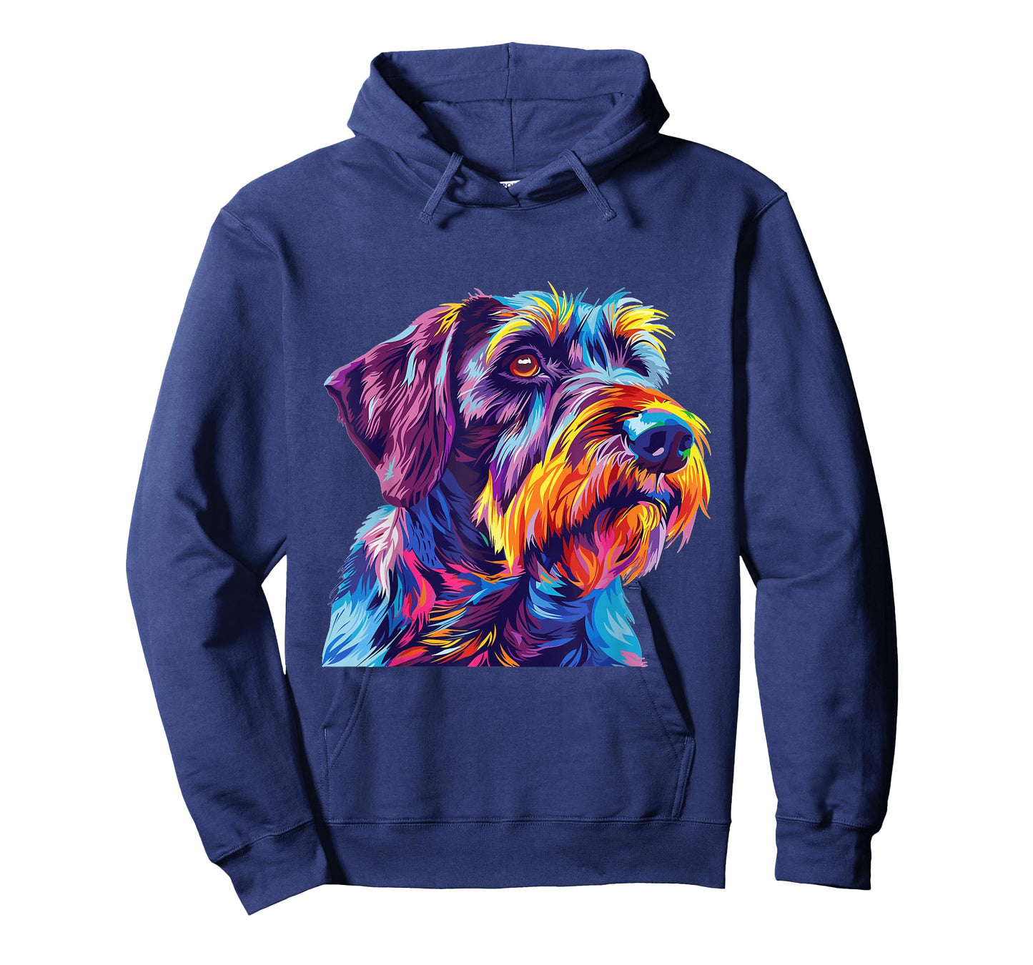 German Wirehaired Pointer Pop Art Dog Breed Graphic T-Shirt