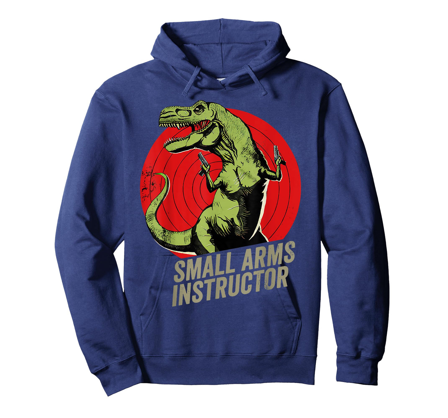 Small Arms Instructor Funny T-rex Dinosaur Gun T-Shirt