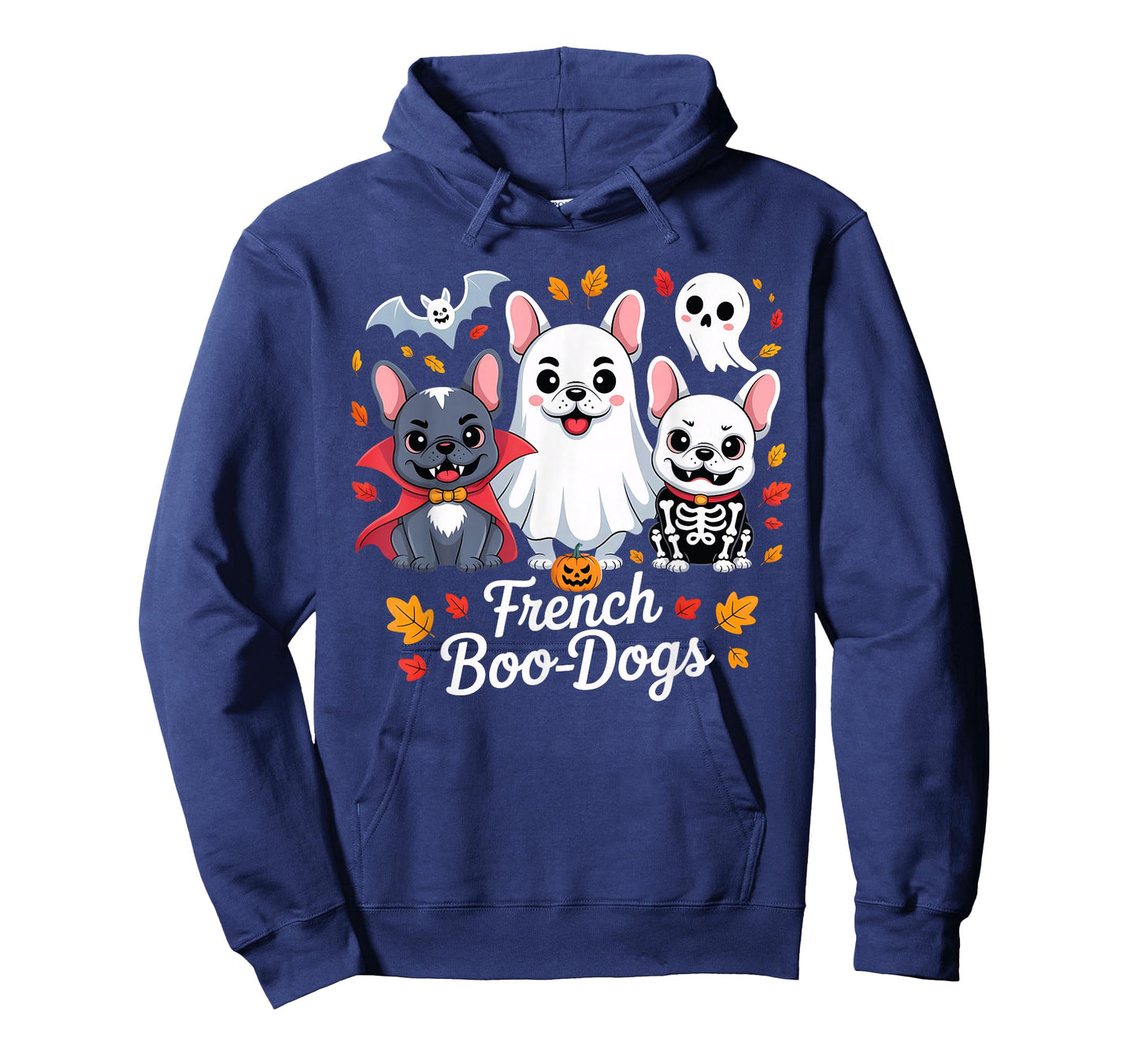 French Boo-Dog Halloween Ghost French Bulldog Fall Autumn T-Shirt