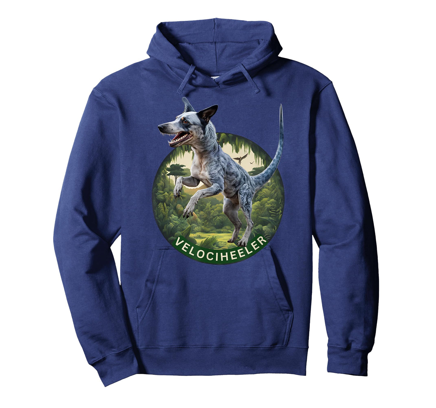 Australian cattle dog velociraptor blue heeler dog dinosaur Men Women Girls Kids T-Shirt