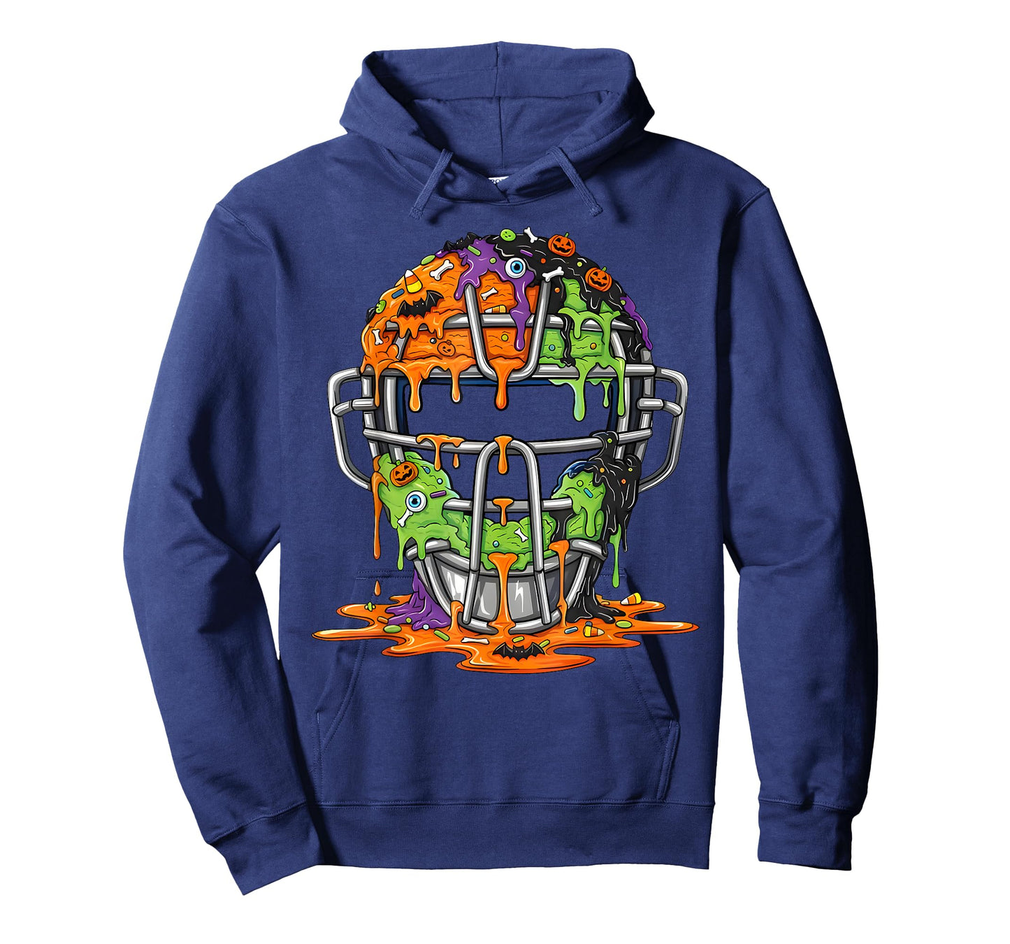 Baseball Helmet Ice Cream Drip Halloween Men Boys Youth T-Shirt