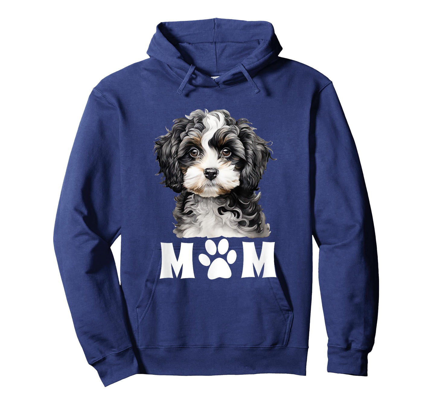 Dog Mom Mum Cute Cavapoo Maltipoo Cavachon Puppy Face Design Men Women T-Shirt