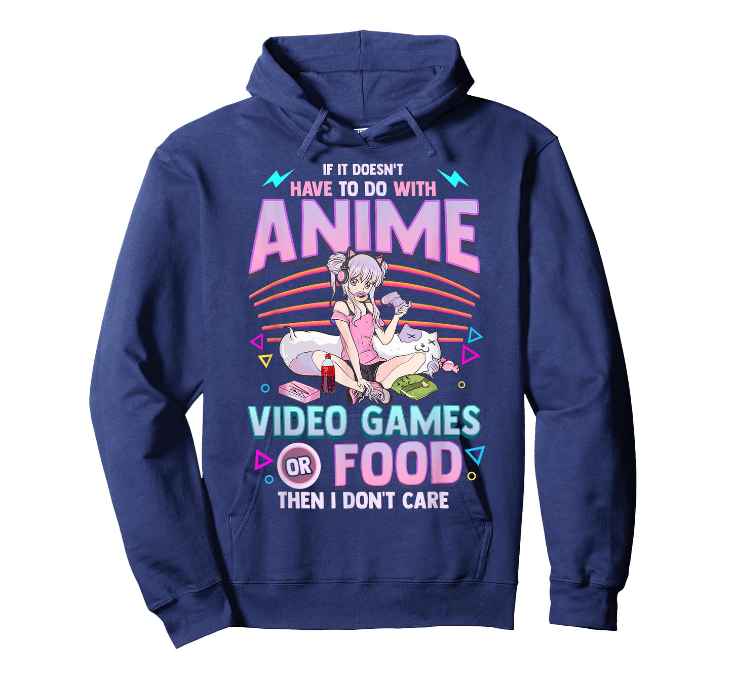 Cute Anime Gamer Girl Funny Kawaii Japanese Manga Joke T-Shirt