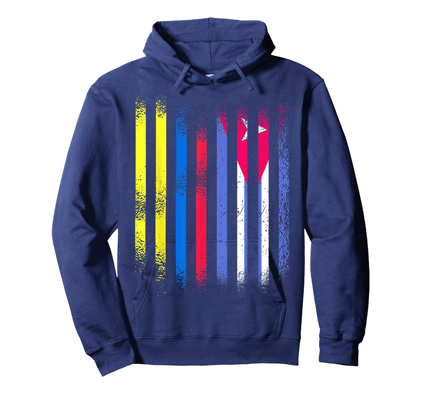 Colombia Flag Cuba Grown Country Flags Stripes T-Shirt
