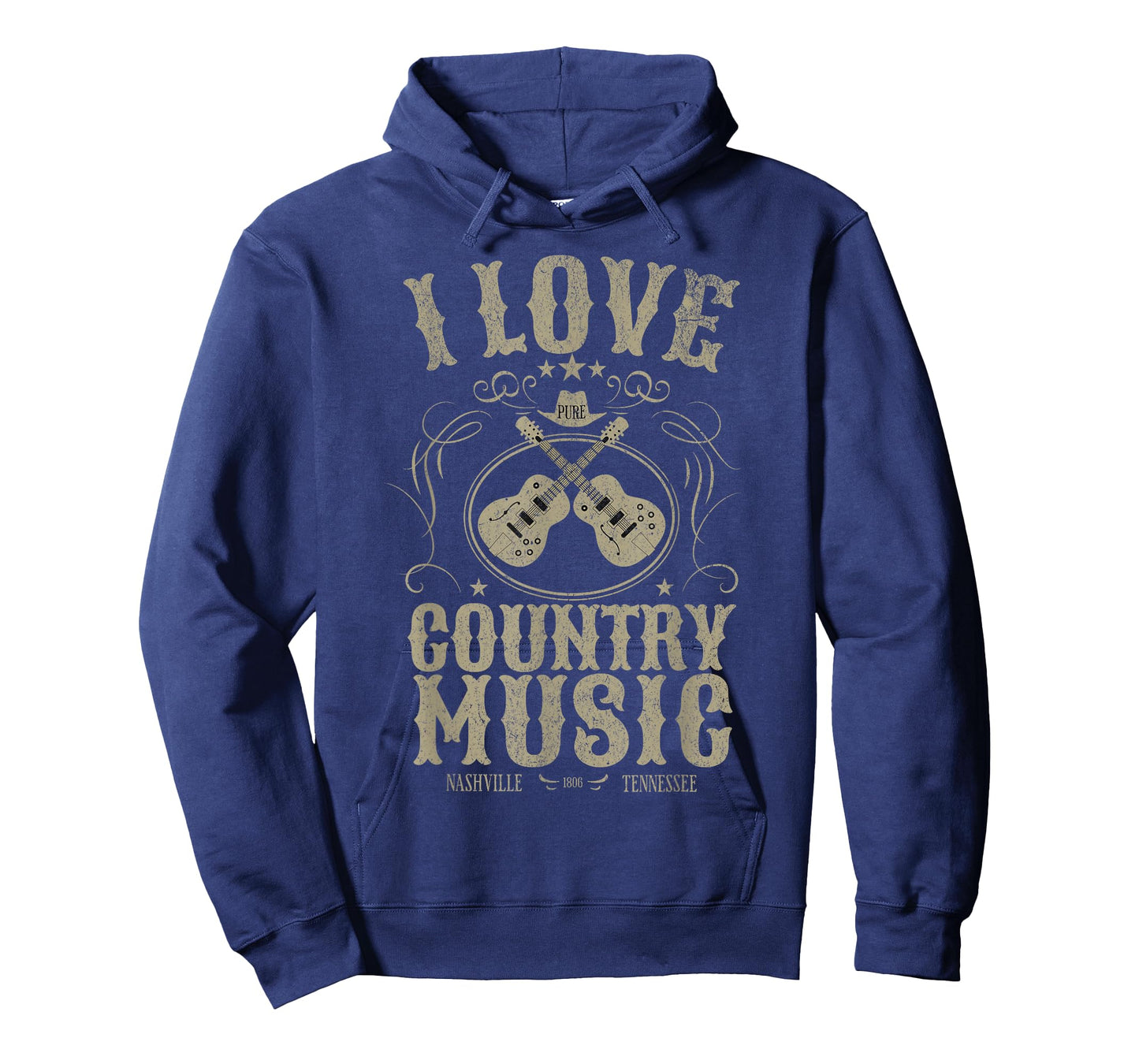 I Love Country Music Concert Nashville Tennessee Vintage T-Shirt