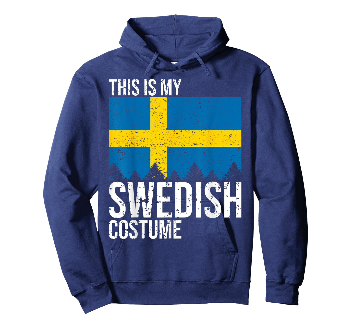 Vintage This is my Swedish Flag Costume For Halloween T-Shirt