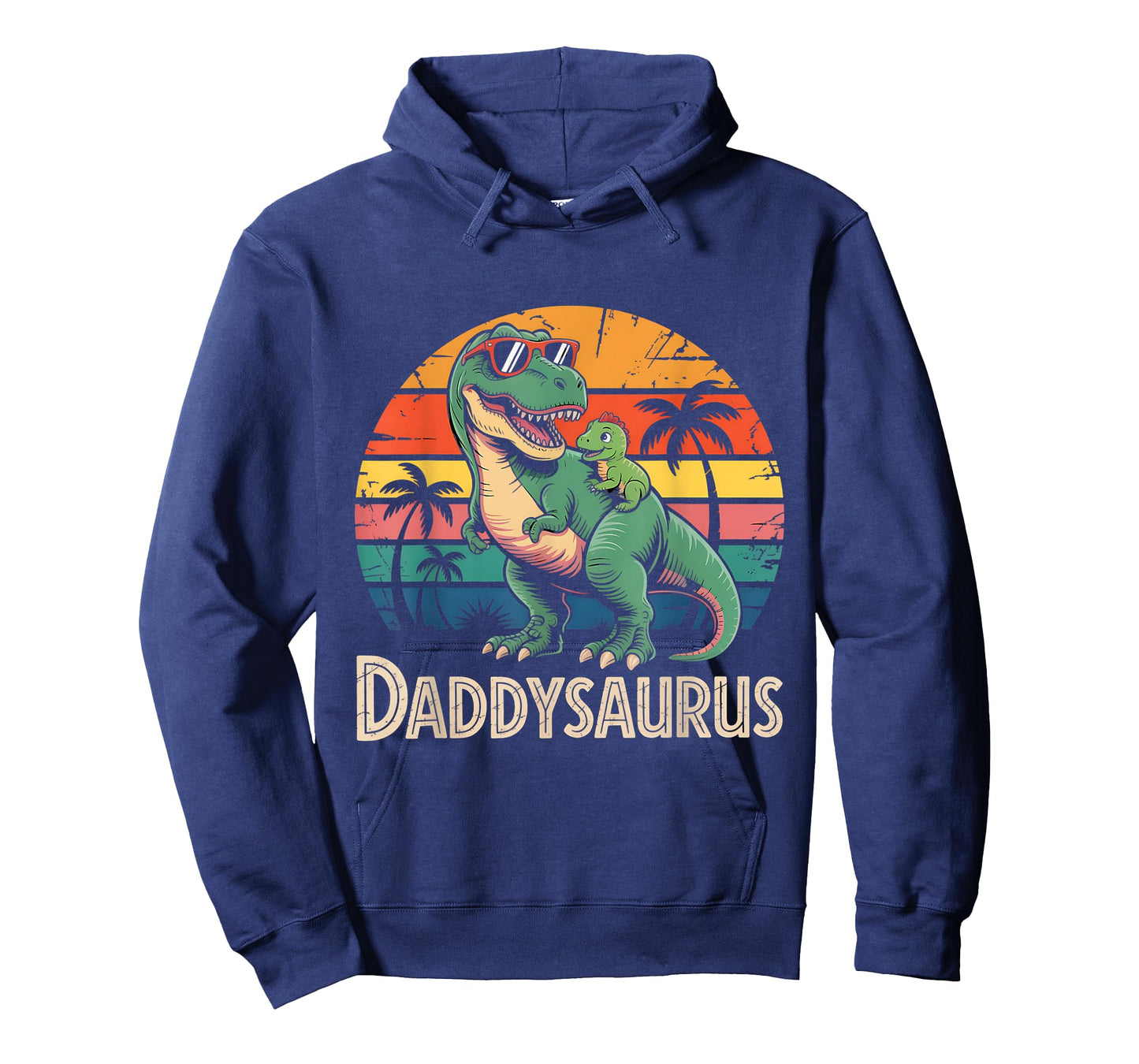 Daddysaurus Retro Dinosaur Dad Dinosaur Daddy Saurus T-Shirt