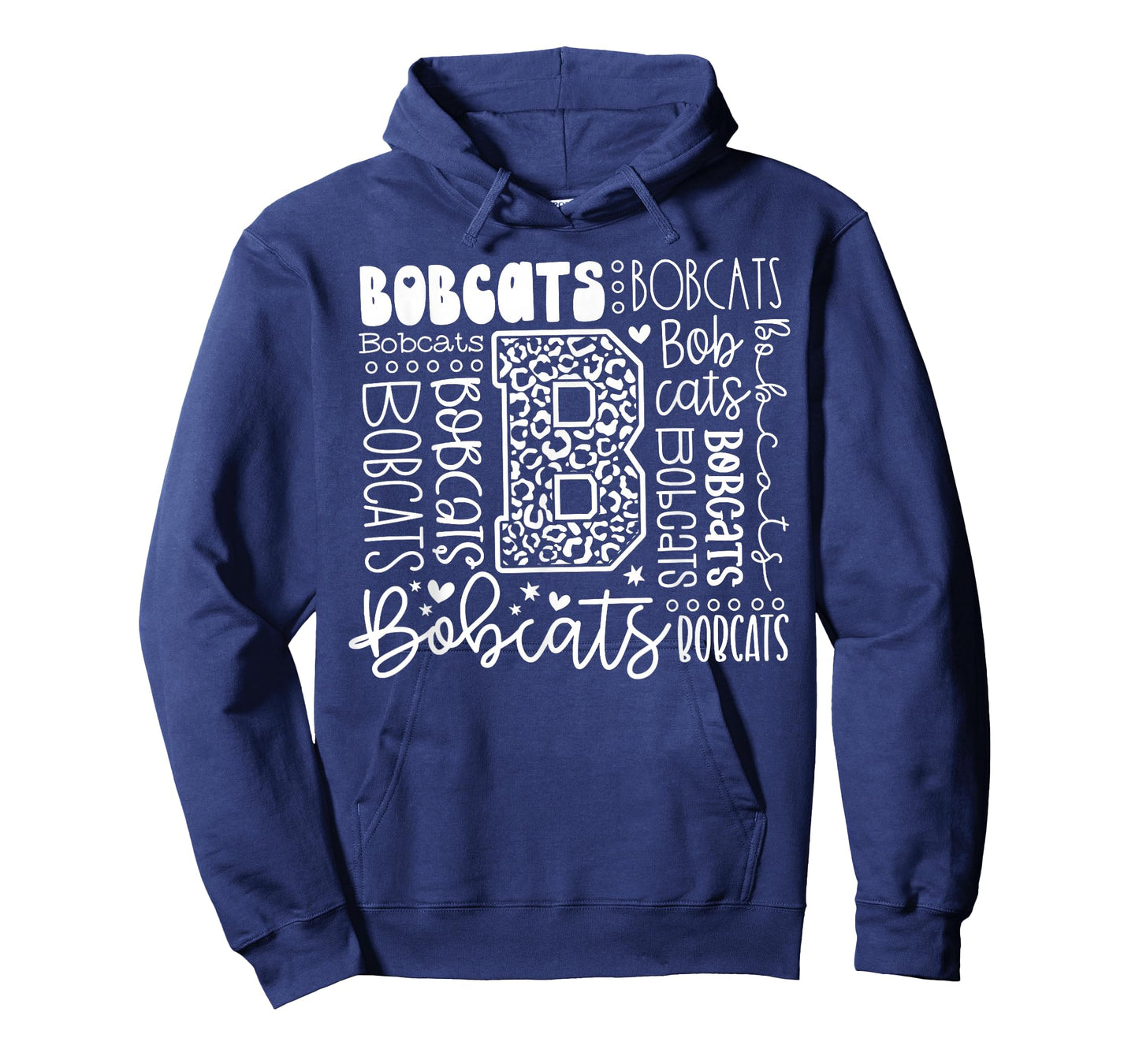 Bobcat Baseball Team Mascot School Spirit Game Day T-Shirt