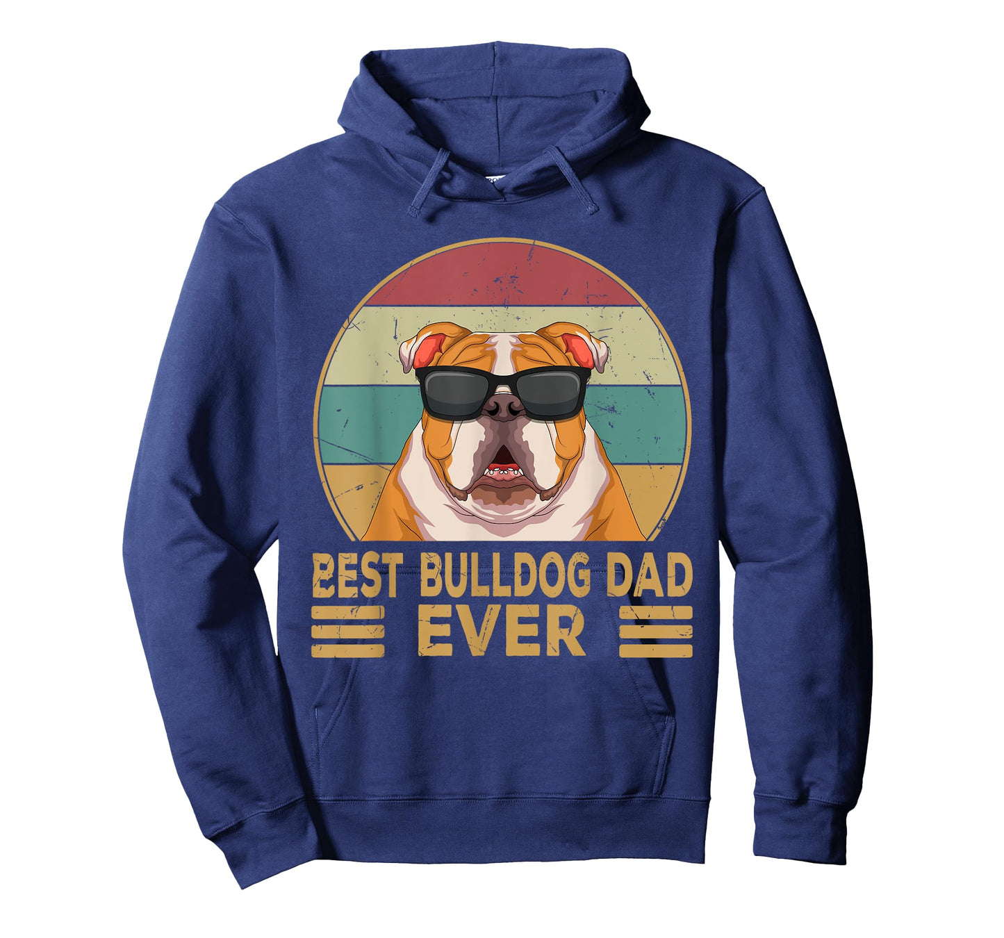Best Bulldog Dad Ever Funny English Bulldog Dog Gifts T-Shirt