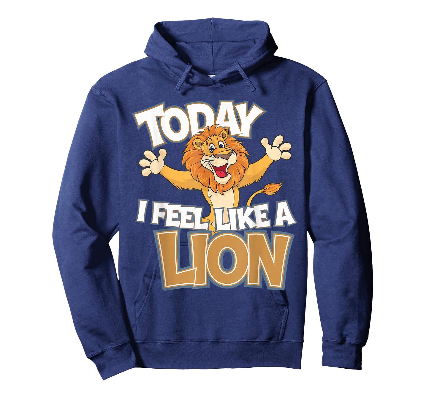 Kids Today I Feel Like A Lion Cute Cartoon Animal Jungle T-Shirt