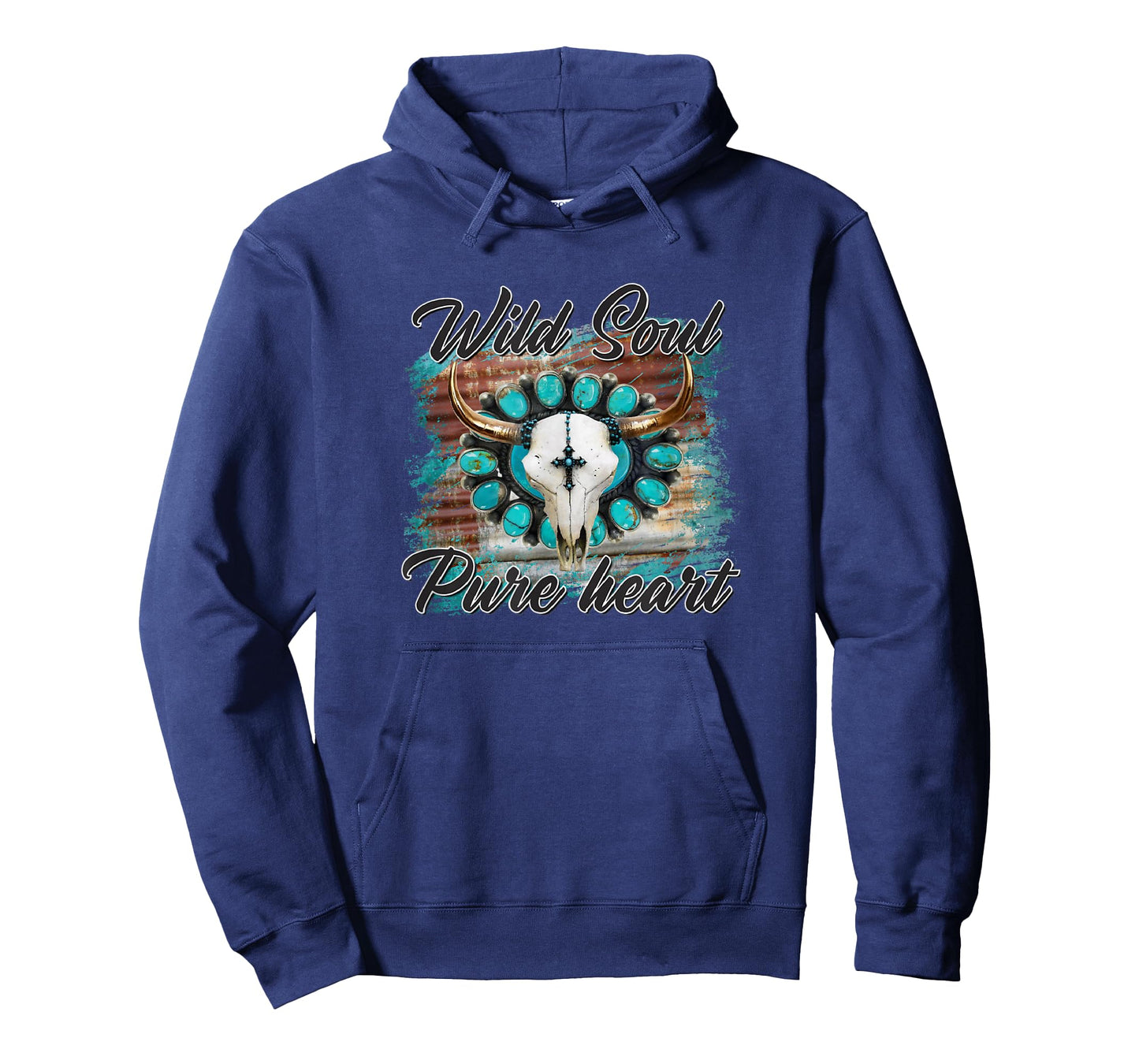 Turquoise Wild Soul Pure Heart Country Rodeo Cowgirl Western T-Shirt