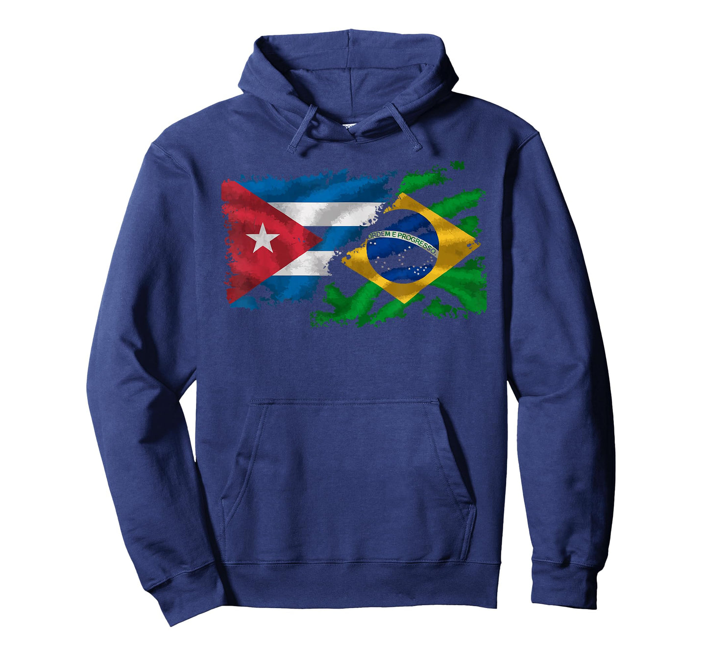 Half Cuban Half Brazilian Cuba Flag Country Brazil T-Shirt