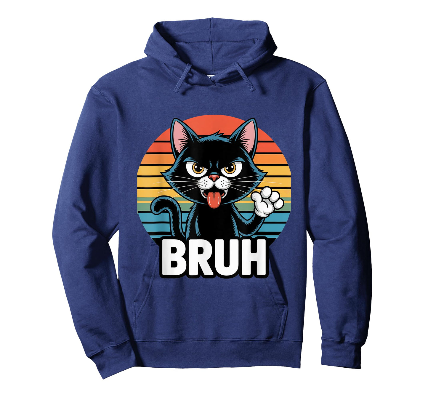 Funny Meme Saying Bruh Cat Boys Girls Teens Men Women T-Shirt