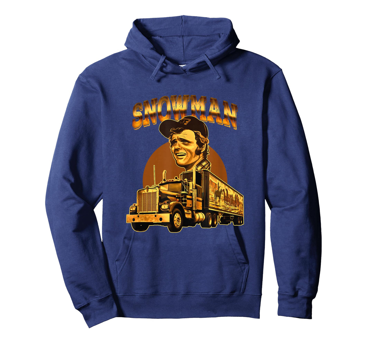 70s Retro Snowman Truck 1970s vintage groovy T-Shirt