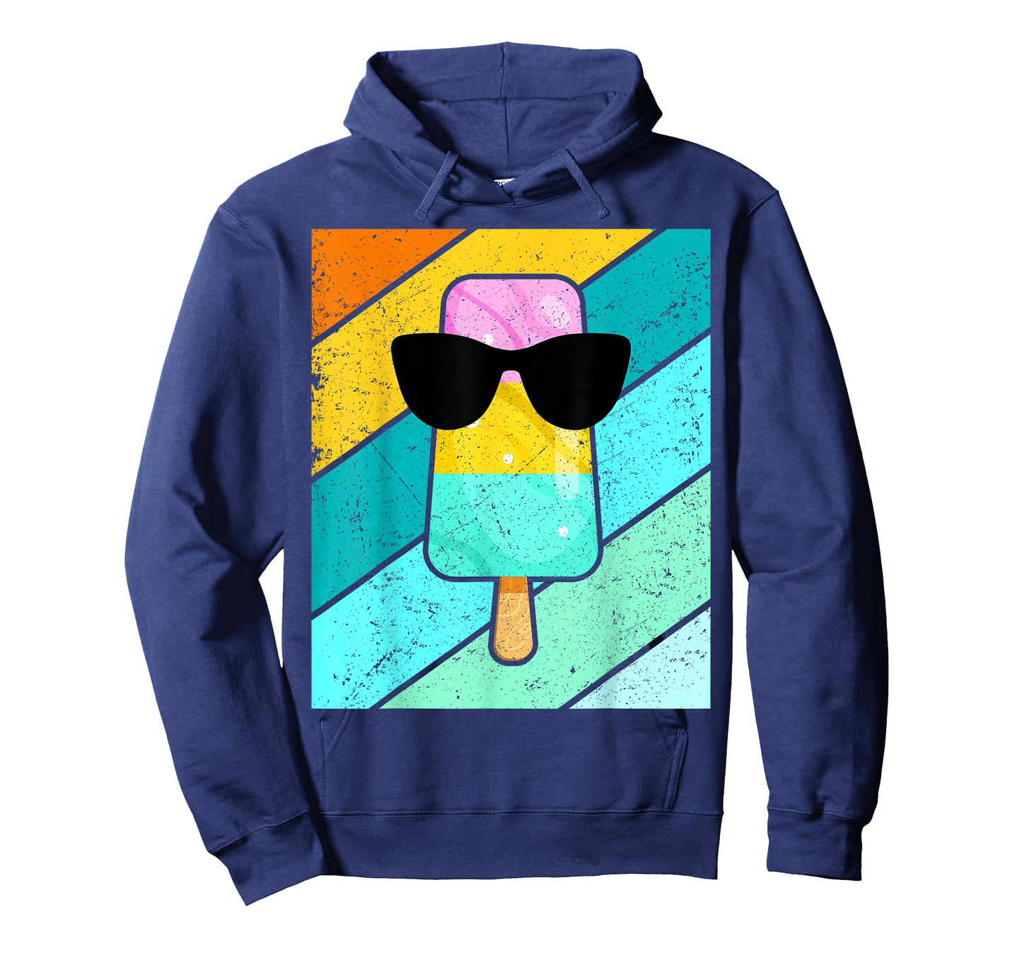 Cool Popsicle Summer Break Sunglass Funny Ice Cream Lover T-Shirt