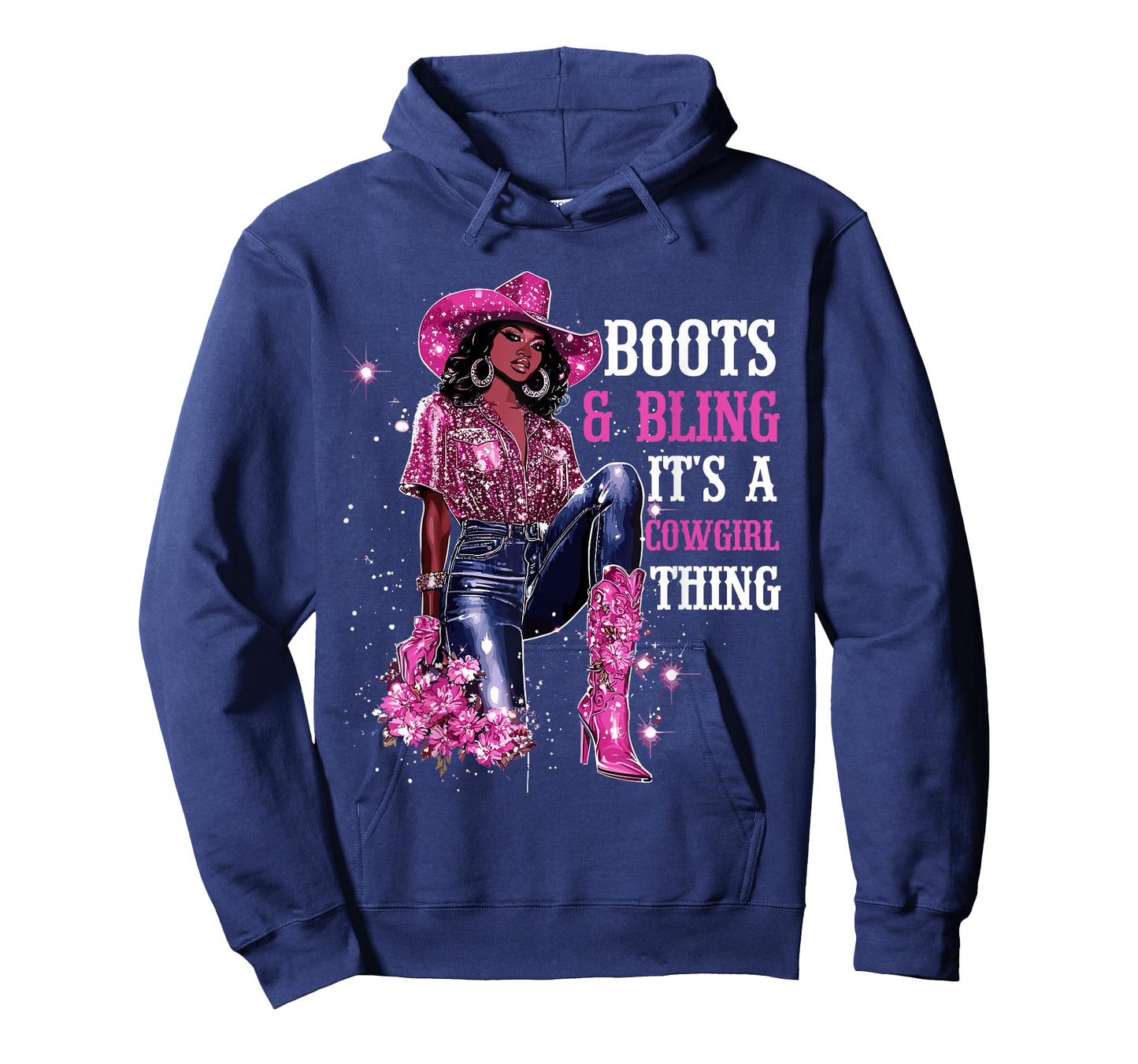 Boots and Bling it's Cowgirl Thing,Black History Month Pride T-Shirt