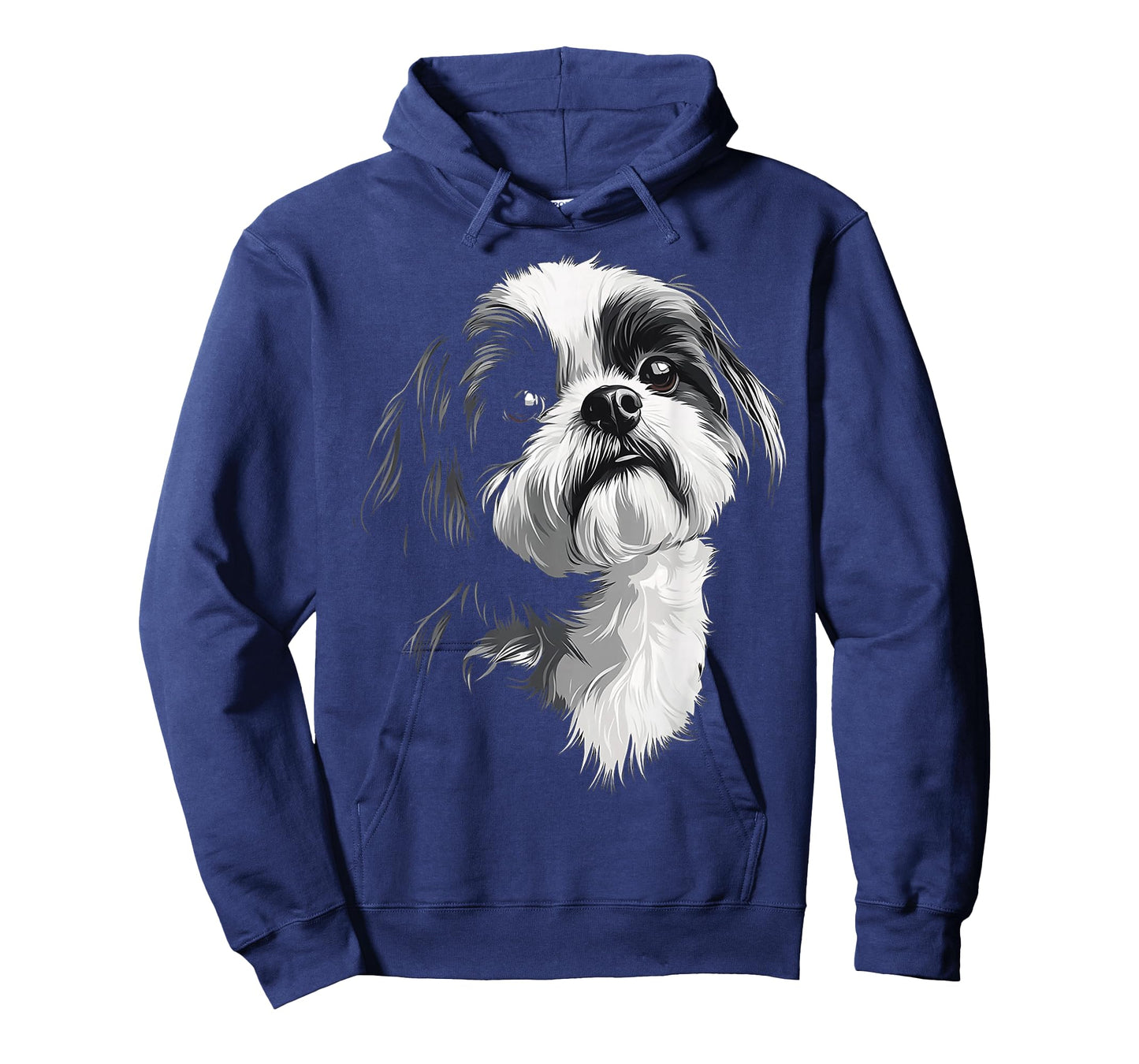 Shih Tzu Dog Motif Pet Illustration Shih Tzu T-Shirt