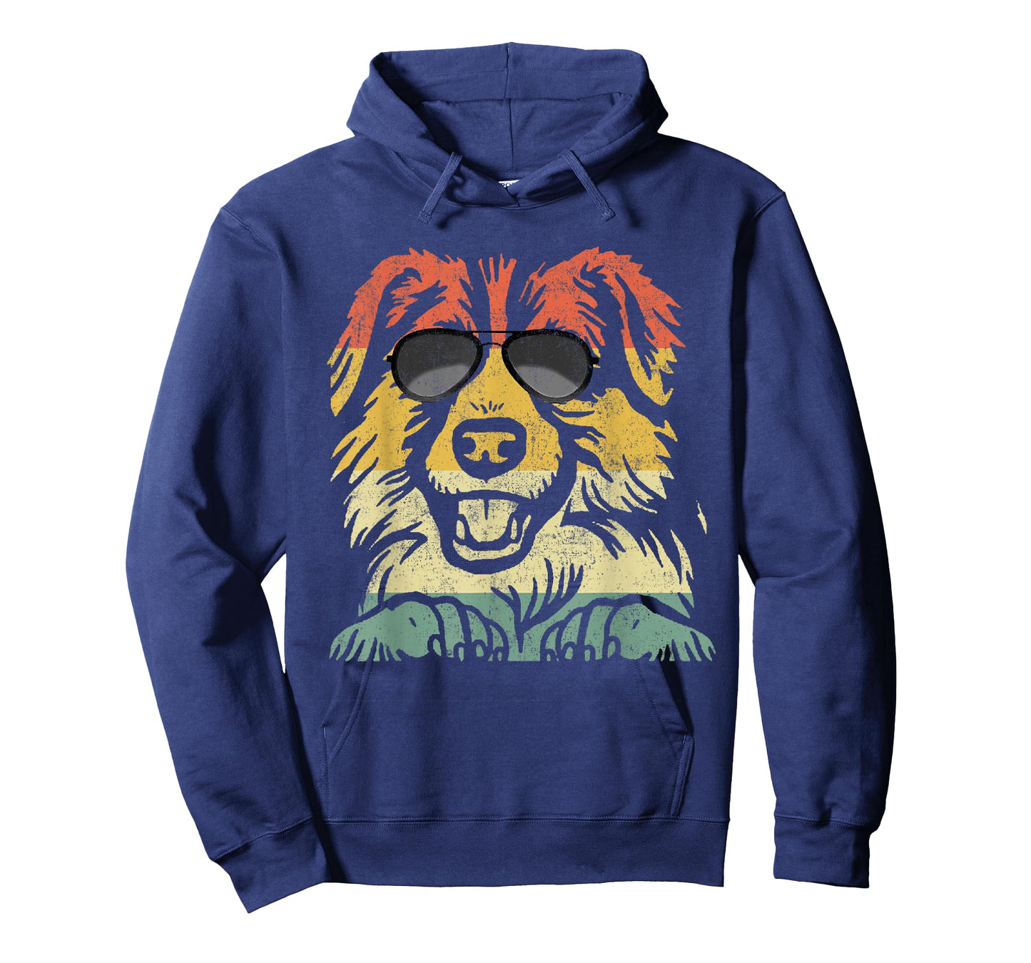 Cool English Shepherd Lover Dogs Retro Vintage T-Shirt