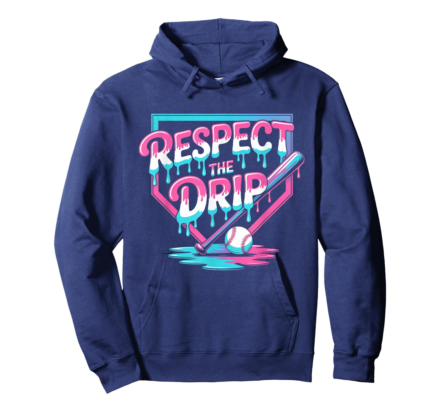 Respect The Drip Baseball Drip Boys Home Plate Youth sports T-Shirt