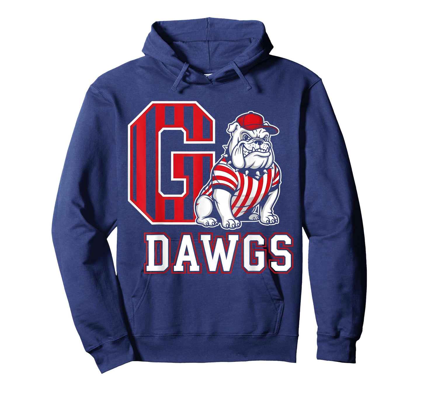 Bulldog Go Dawgs Men Women Kids Boys Youth Girls Shirt T-Shirt