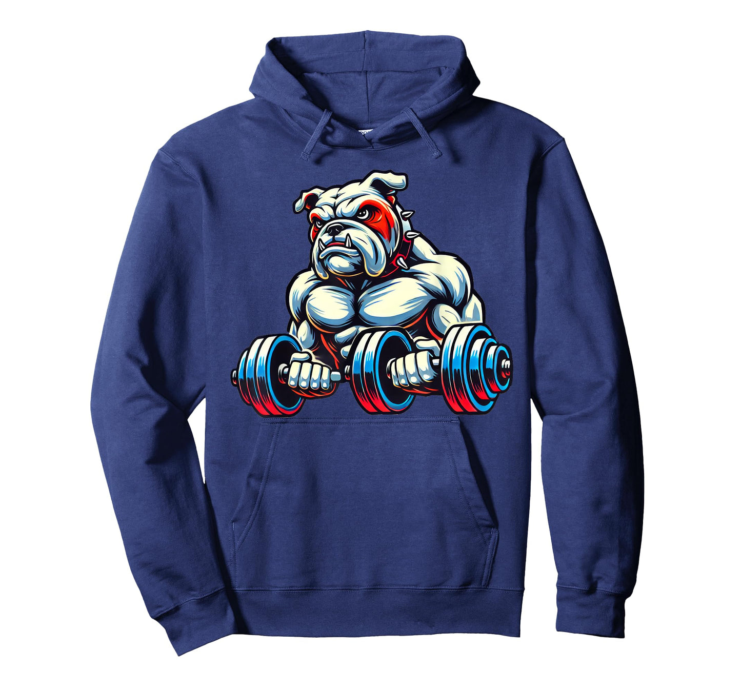 English Bulldog Dog Powerlifting Weightlifting Gym Workout T-Shirt
